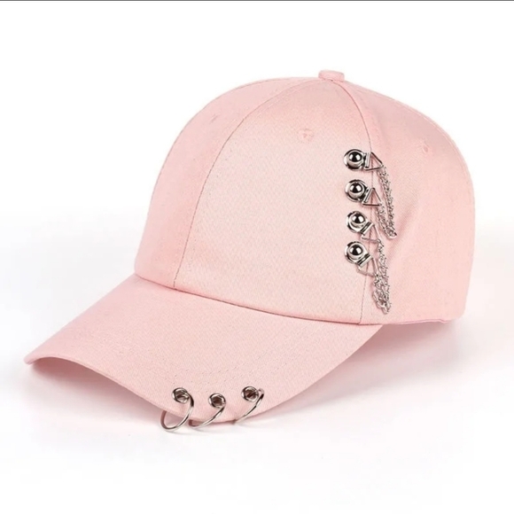 unbranded Accessories - New woman baseball cap hat dangling adjustable pink